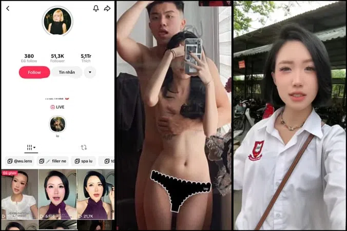 Ảnh thumbnail video [Hot] Thêm một Hot TikToker 51k follow lộ video body mảnh dáng chuẩn mặt xinh địt với người yêu cu to