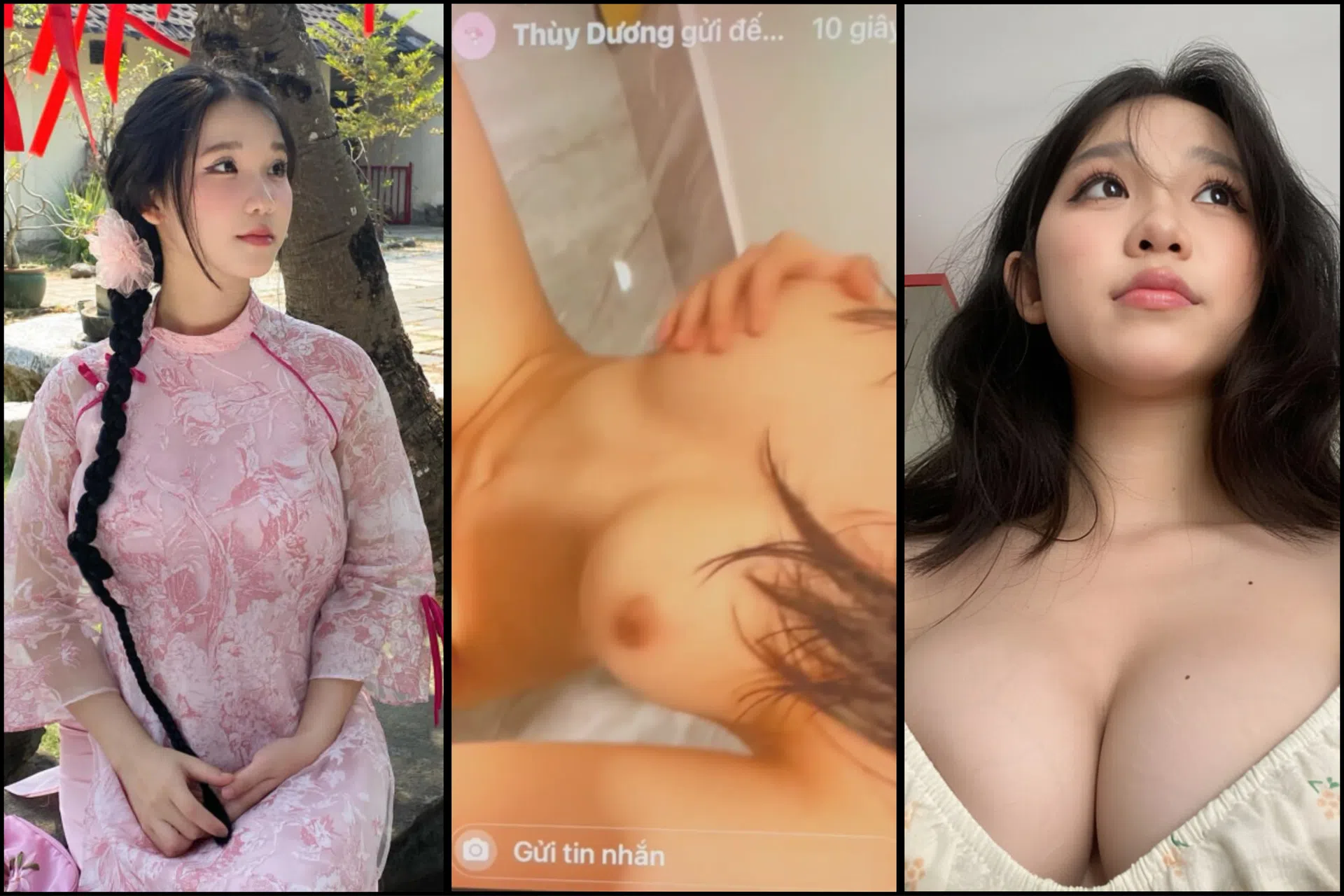 Ảnh thumbnail video [Hot] Thùy Dương từng học THPT Trần Hưng Đạo nay là giáo sinh mầm non lộ video khoe vú body săn chắc ngon vl