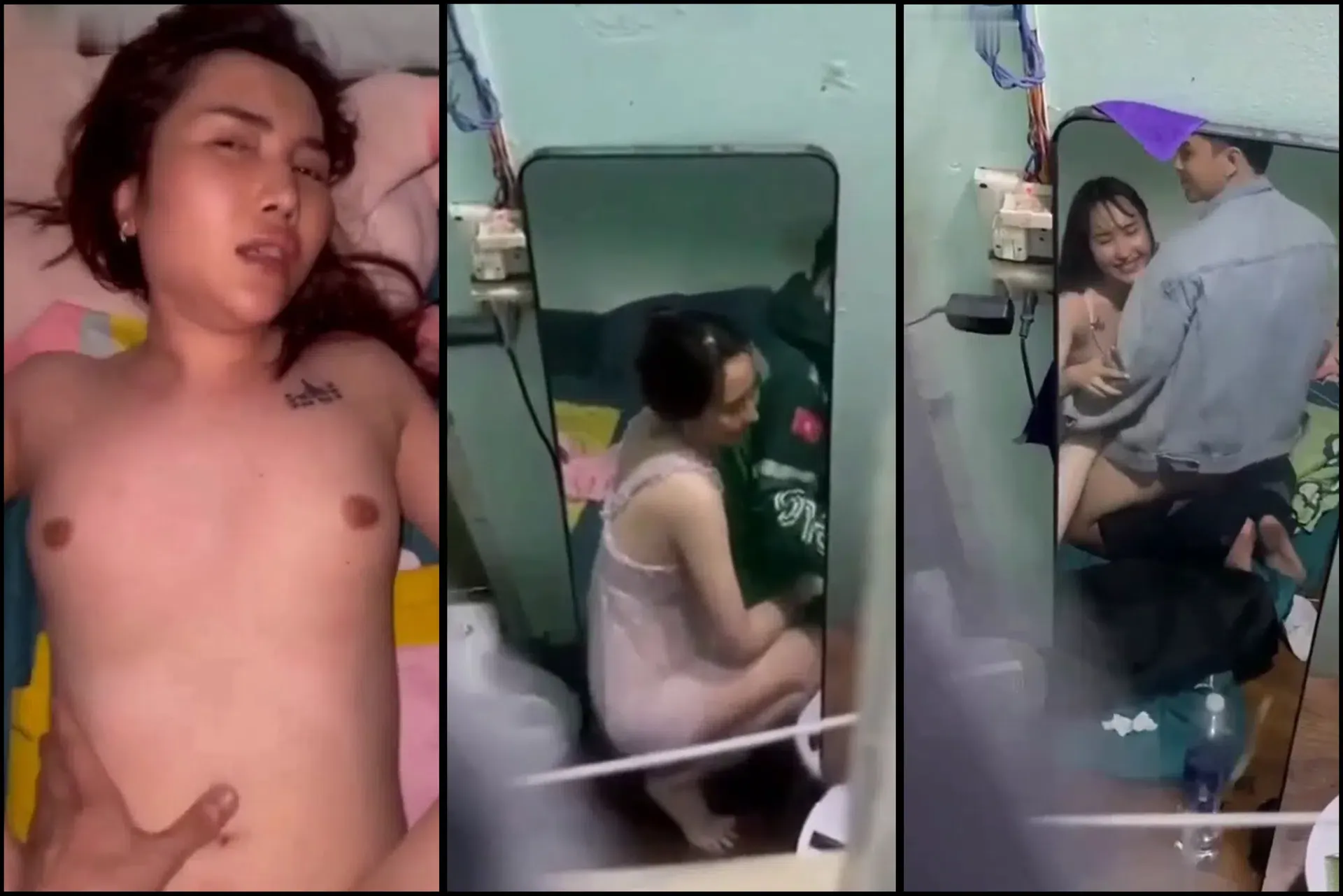 Ảnh thumbnail video [Hot] Quay lén chị hàng xóm dâm đãng lên cơn nứng gạ luôn anh Grab địt ngay tại phòng