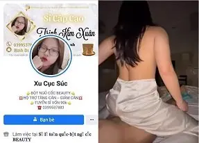 Ảnh thumbnail video Xu Cục Súc thích xem lòng thủ dâm của bạn trai con đĩ Xu Cục Súc ngồi nhìn bạn trai sục cặc nước dâm ở lồn nó cũng chảy ra theo