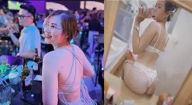 Ảnh thumbnail video Khánh Ngân đến quán bar để uống nước