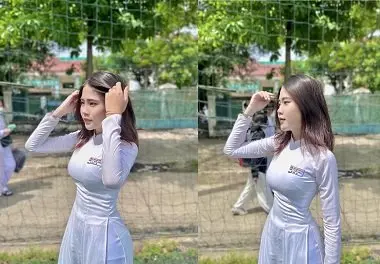 Ảnh thumbnail video Kiều Oanh cười khúc khích khi được nện