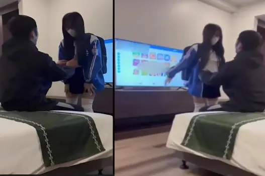 Ảnh thumbnail video Sex Việt Nam nữ sinh trốn trường đi nhà nghỉ nện nhau sướng