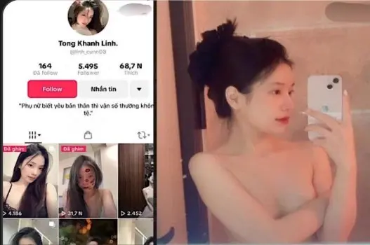Ảnh thumbnail video Phim nóng Tống Khánh Linh TikTok mới ra